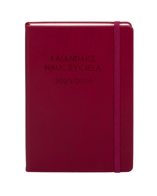 KALENDARZ NAUCZYCIELA A5 TDW BORDO
