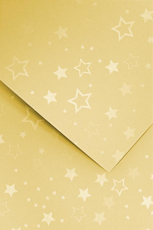 KARTON OZDOBNY STARS ZŁOTY OP 20SZT 220G