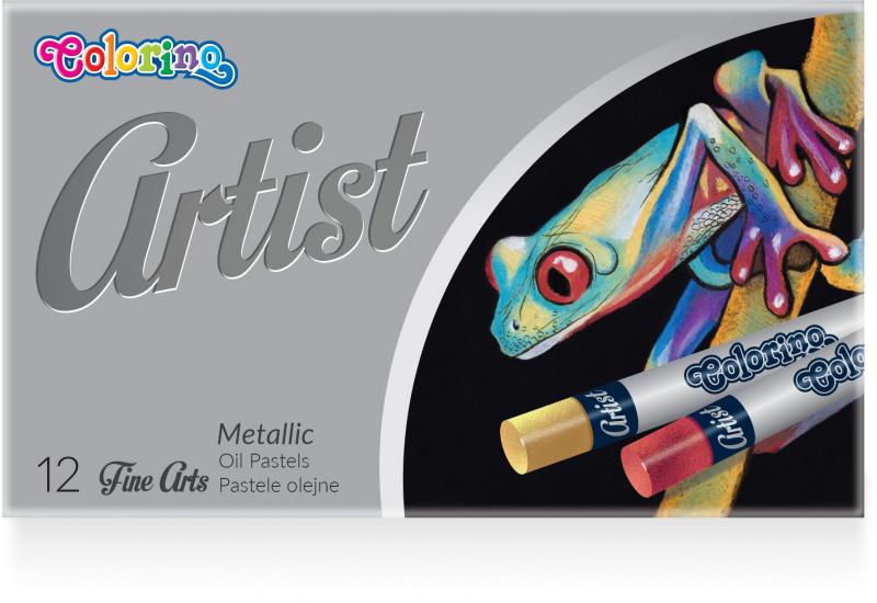 PASTELE OLEJNE KIDS COLORINO ARTIST METALLIC 12 KOL. /12/