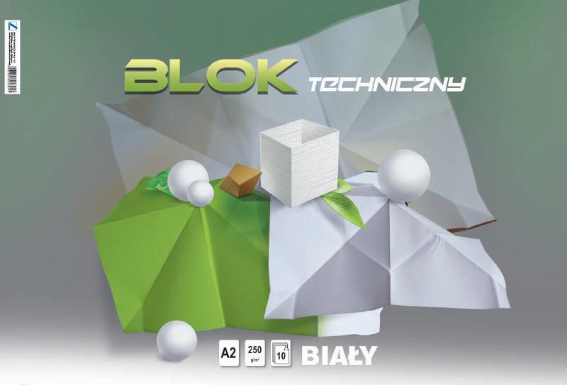 BLOK TECHNICZNY A2/10 250G KRESKA