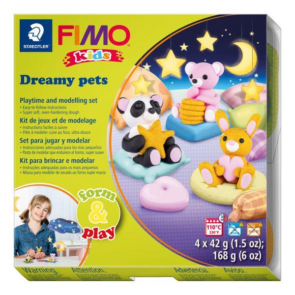 ZESTAW FIMO KIDS FORM PLAY SENNE ZWIERZAKI 4X42G