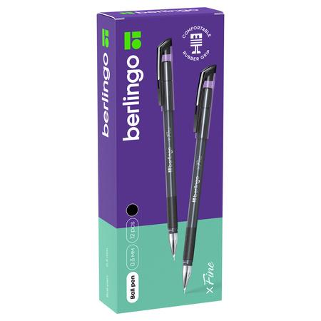DŁUGOPIS BERLINGO XFINE GRIP 0,3MM CZARNY A/12