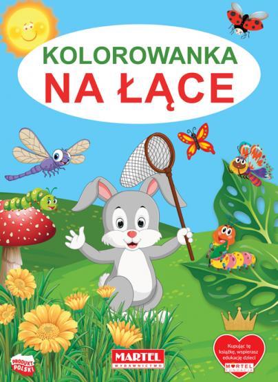 KSIĄŻECZKA KOLOROWANKA NA ŁĄCE