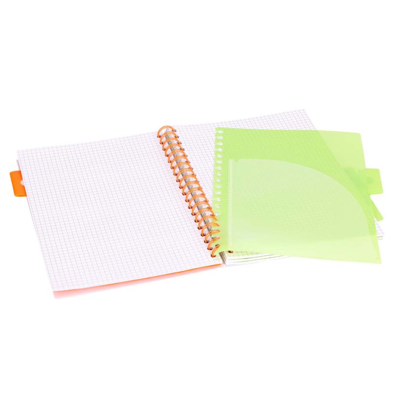 KOŁOZESZYT B5/100# NEON GRANATOWY 80G STRIGO
