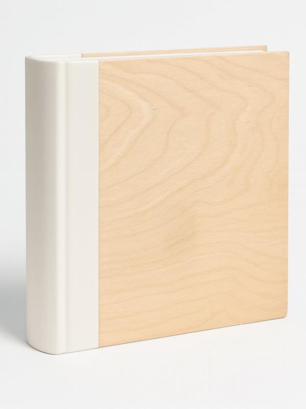 ALBUM 10X15/200 WOOD WHITE