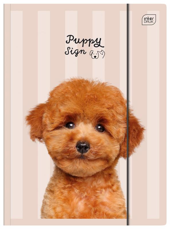 TECZKA Z GUMKĄ A4+ INTER PUPPY SING