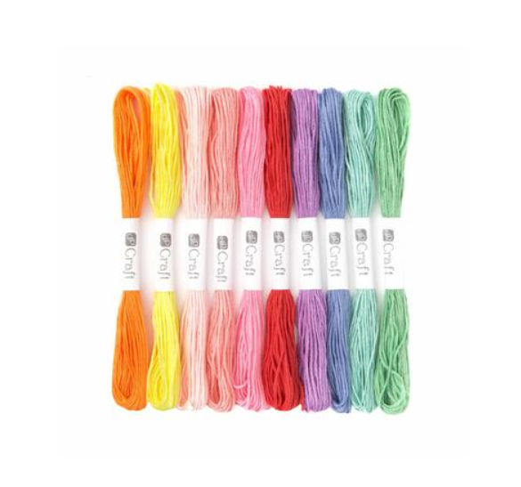 ZESTAW MULIN 8 M, 10 SZT., RAINBOW