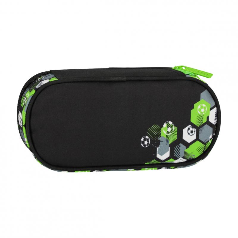 PIÓRNIK SASZETKA OWALNA 1ZAM FOOTBALL GREEN STK 12 48
