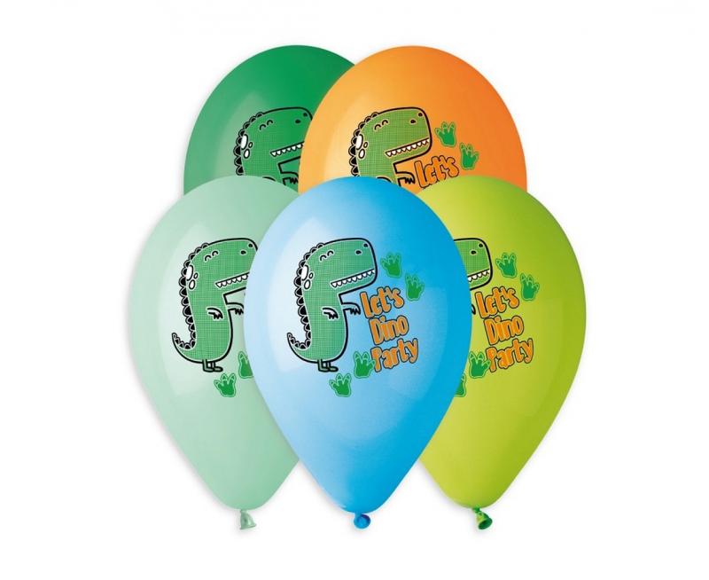 BALON PREMIUM HEL LET'S DINO PARTY 13' A'5