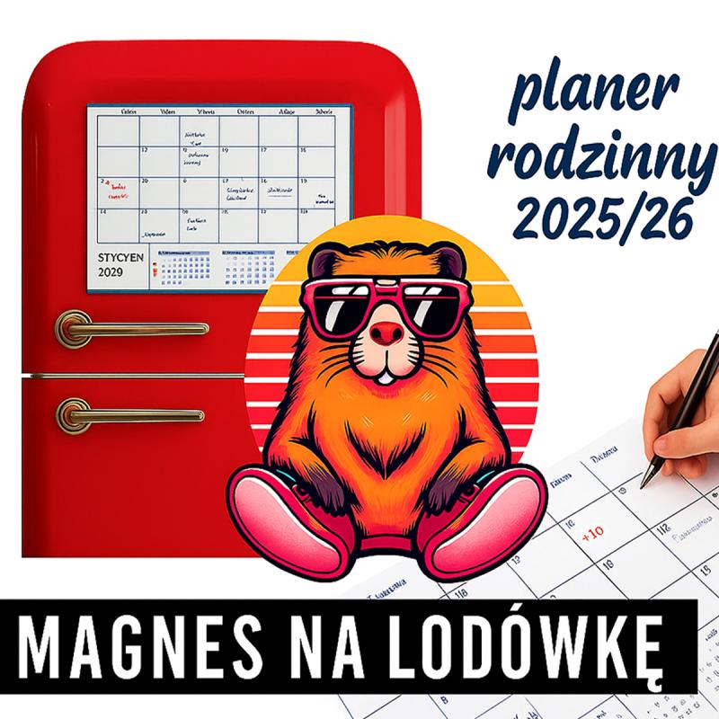 KALENDARZ A4 MAGNETYCZNY PLANER SZKOLNY KMG JOTAN