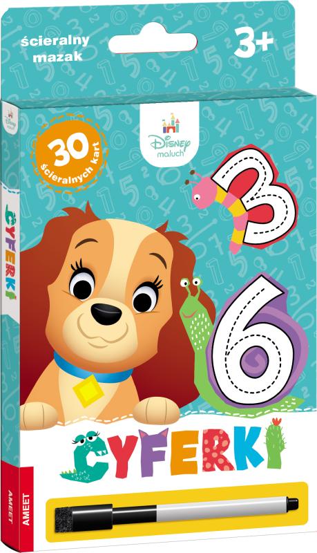 KSIĄŻECZKA DISNEY MALUCH.CYFERKI.KARTY