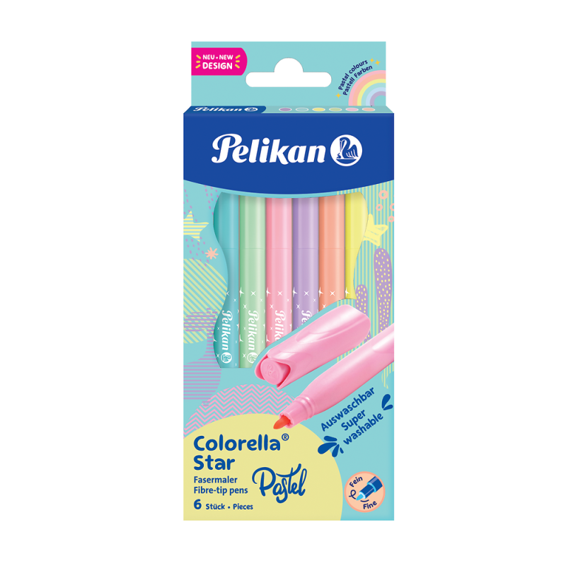 FLAMASTRY 6 PELIKAN COLORELLA C302