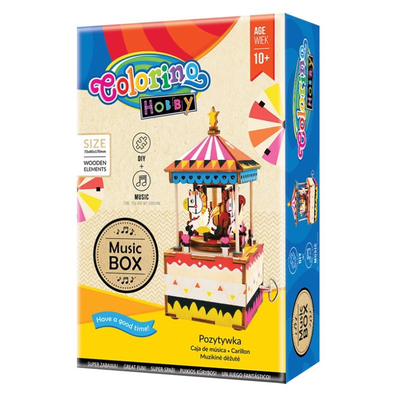 ZESTAW MODELARSKI KIDS CREATIVE Z POZYTYWKĄ MERRY GO ROUND