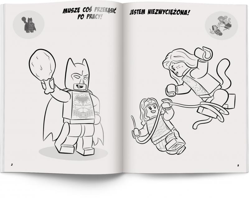 KSIĄŻECZKA LEGO BATMAN. KOLOROWANKA Z NAKLEJKAMI