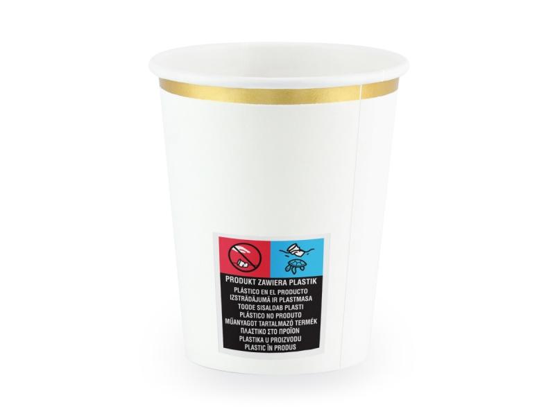 KUBECZKI BIAŁY 260ML A6