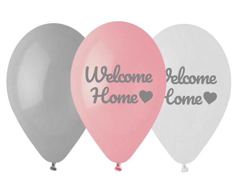 BALONY PREMIUM WELCOME HOME RÓŻOWE 12' A'6