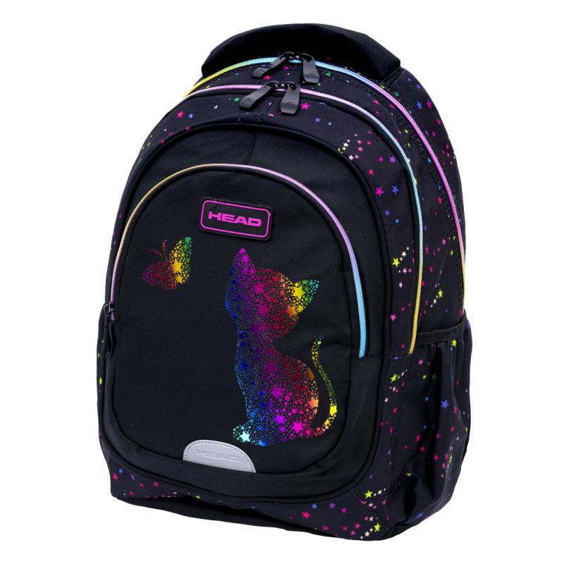 PLECAK HEAD GOLDEN EFFECT RAINBOW KITTY, AB330