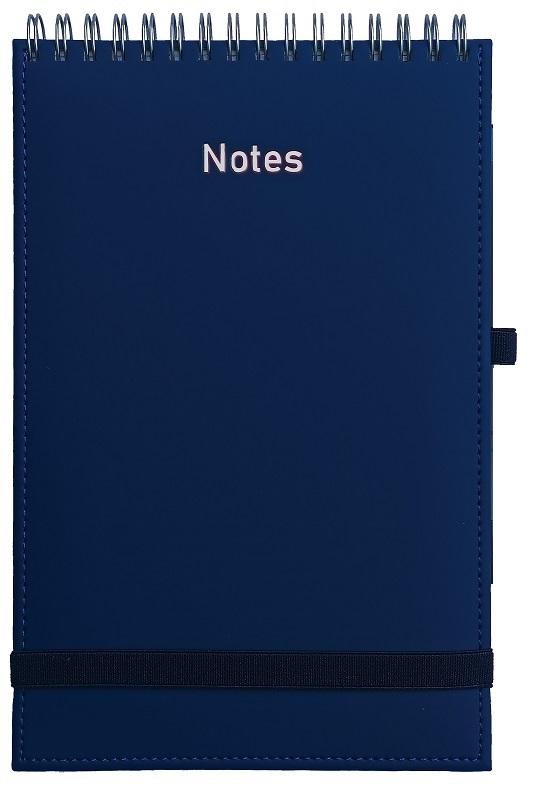 NOTES A5 NA SPIRALI VIVELLA Z GUMKĄ BIAŁE KARTKI LINIA MIX