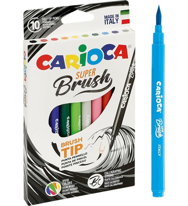 PISAKI 10 BRUSH TIP CARIOCA