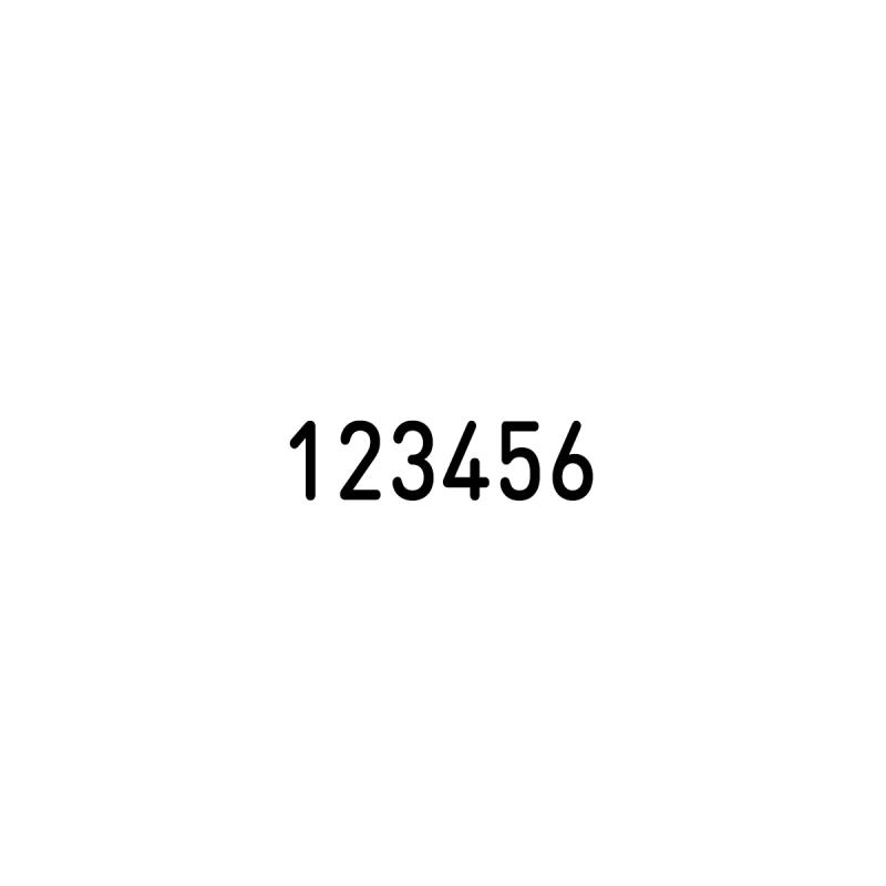 NUMERATOR TRODAT 4836 6/3,8 MM