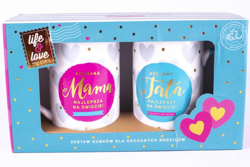 KUBKI SET L&L-MAMA I TATA