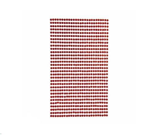 KRYSZTAŁKI SAMOPRZYLEPNE A/806 3MM RED