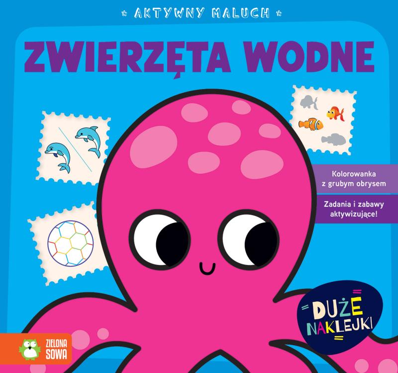 KSIĄŻECZKA AKTYWNY MALUCH ZWIERZĘTA WODNE