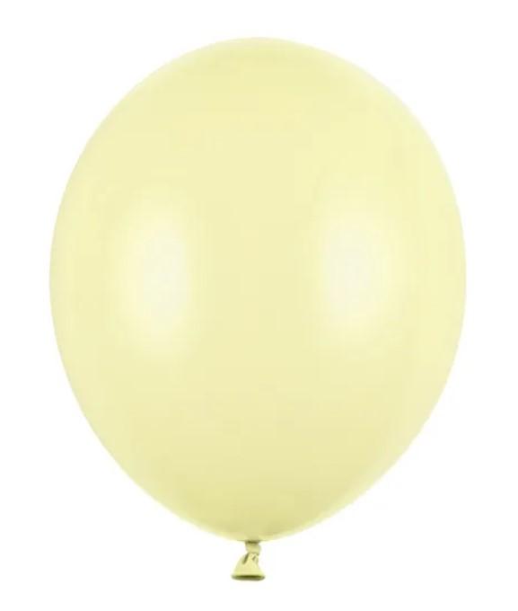 BALONY STRONG 30CM PASTEL LIGHT YELLOW A'50