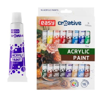 FARBY AKRYLOWE 16KOL 12ML