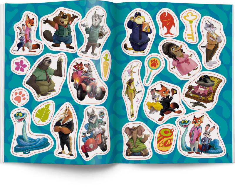 KSIĄŻECZKA DISNEY ZWIERZOGRÓD 2. KOLOROWANKA Z NAKLEJKAMI