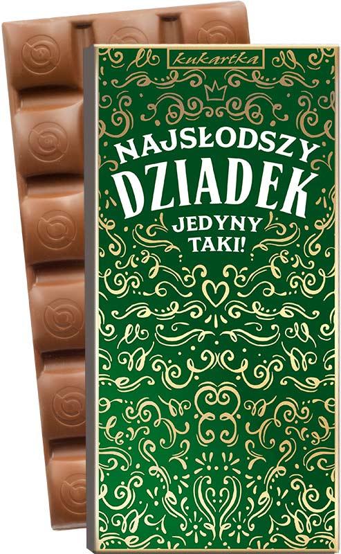CZEKOLADY 100G KUKARTKA BABCIA I DZIADEK DiB