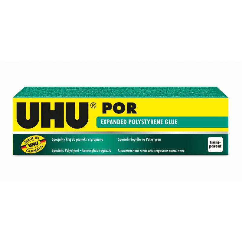 KLEJ DO STYROPIANU 50ML SZYBKOSCHNĄCY UHU BLISTER