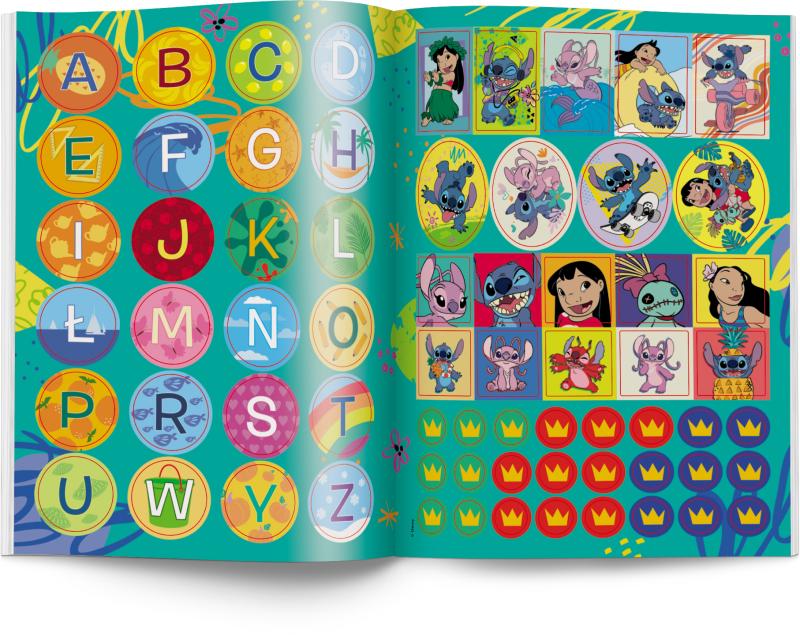 KSIĄŻECZKA DISNEY UCZY STICH. KALIGRAFIA