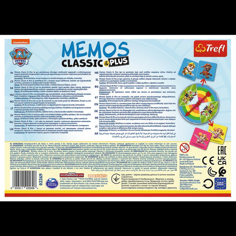GRA TREFL MEMOS CLASSIC&PLUS PSI PATROL