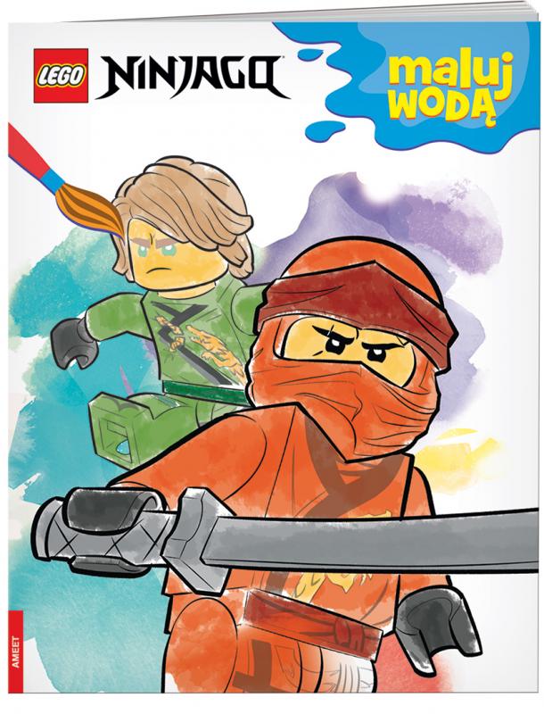 KSIĄŻECZKA LEGO NINJAGO. MALUJ WODĄ