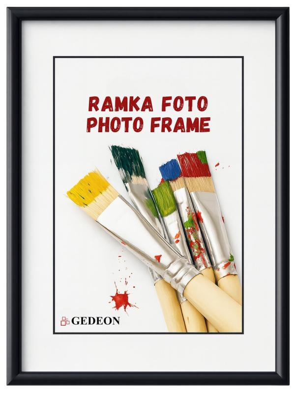 RAMKA 15X21 CZARNA SZKŁO