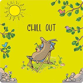 KARTKA JEDNOSTRONNA CHILL OUT