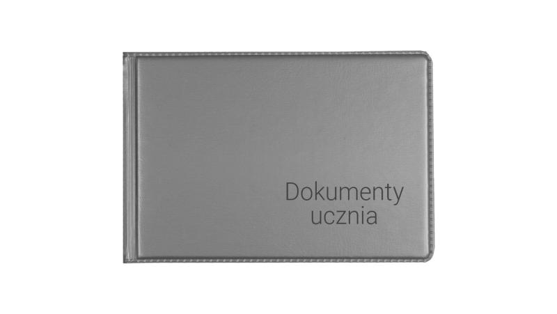 OKŁADKA NA DOKUMENTY UCZNIA MAŁE SILVER