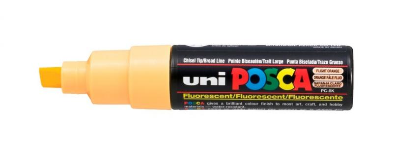MARKER UNI PC-8K POSCA FLUO JASNO POMARAŃCZOWY NR 54