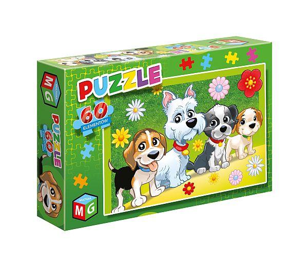 PUZZLE PIESKI I KWIATKI 60 ELEMENTÓW