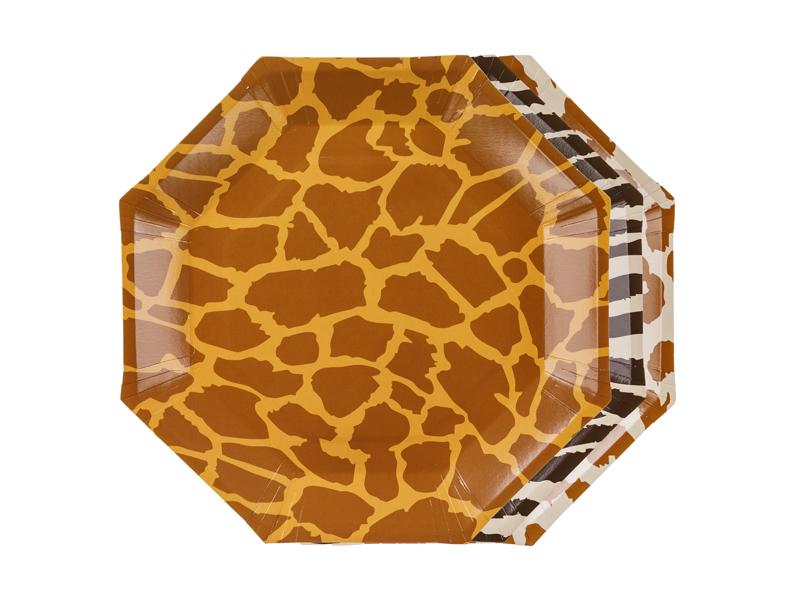 TALERZYKI SAFARI CĘTKI 23CM A/6