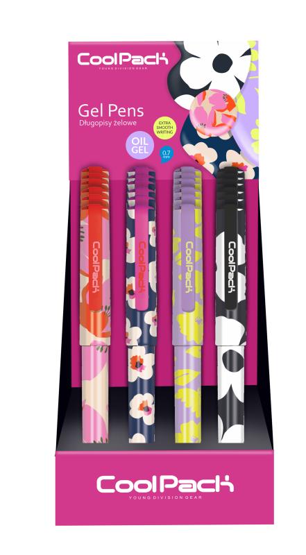 DŁUGOPIS ŻELOWY / OIL GEL CP MIX FLORES CO A24