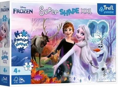 PUZZLE 60 XXL TREFL TAŃCZĄCE SIOSTRY FROZEN