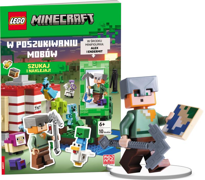 KSIĄŻECZKA LEGO MINECRAFT. W POSZUKIWANIU MOBÓW