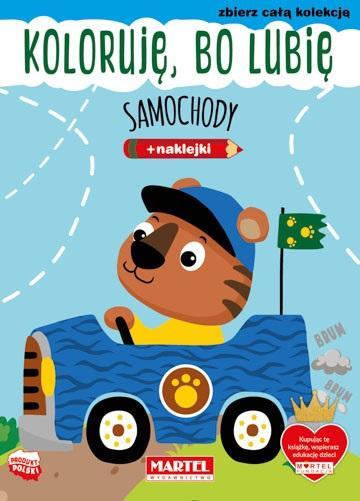 KSIĄŻECZKA KOLORUJĘ BO, LUBIĘ. SAMACHODY