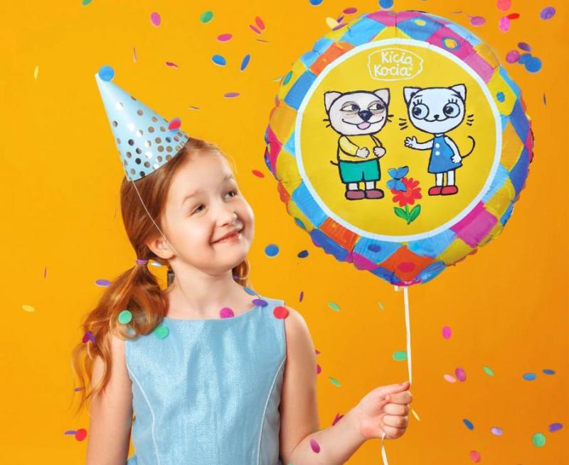 BALON FOLIOWY KICIA KOCIA I PACEK 18