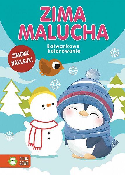 KSIĄŻECZKA ZIMA MALUCHA. BAŁWANKOWE KOLOROWANIE #ŚWIĘTA