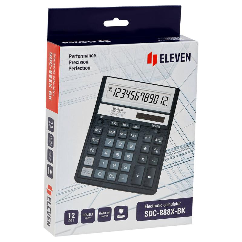 KALKULATOR ELEVEN SDC-888XBK BIUR.