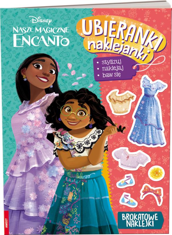KSIĄŻECZKA DISNEY ENCANTO. UBIERANKI NAKLEJANKI