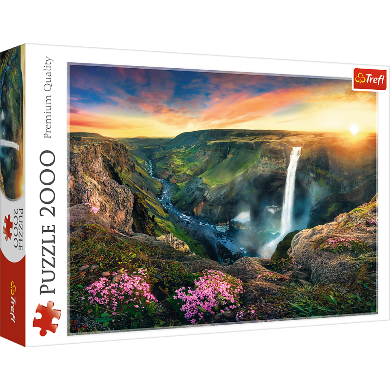 PUZZLE 2000 TREFL WODOSPAD HAIFOSS ISLANDIA